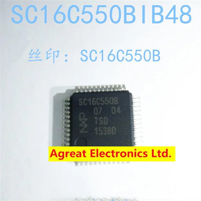100% новый и оригинальный SC16C550BIB48 :QFP48 маркировка: SC16C550B |