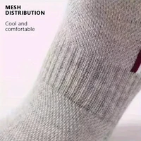 5/10/20/30 paires de chaussettes de Sport pour hommes, chaussettes respirantes confortables et absorbant la sueur pour hommes, entraînement de basket-ball, course à pied, activités de plein air 4