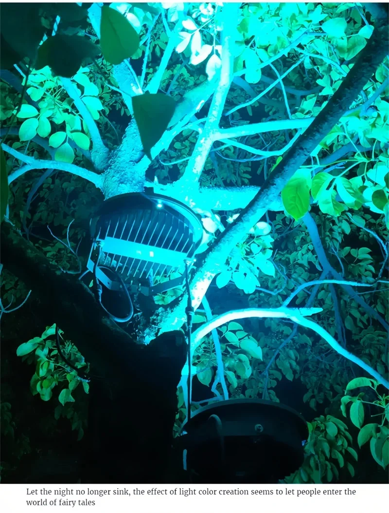 RGB LED 잔디밭 램프 스파이크 조명 정원 잔디밭 야외 나무 조명 방수 통로 장식 조경 경로 스포트라이트 24V 12W 18W