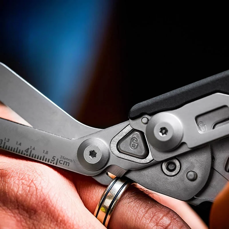Tactical Scissors Stainless Steel Multifunctional Foldable And Extendable For Outdoor Survival