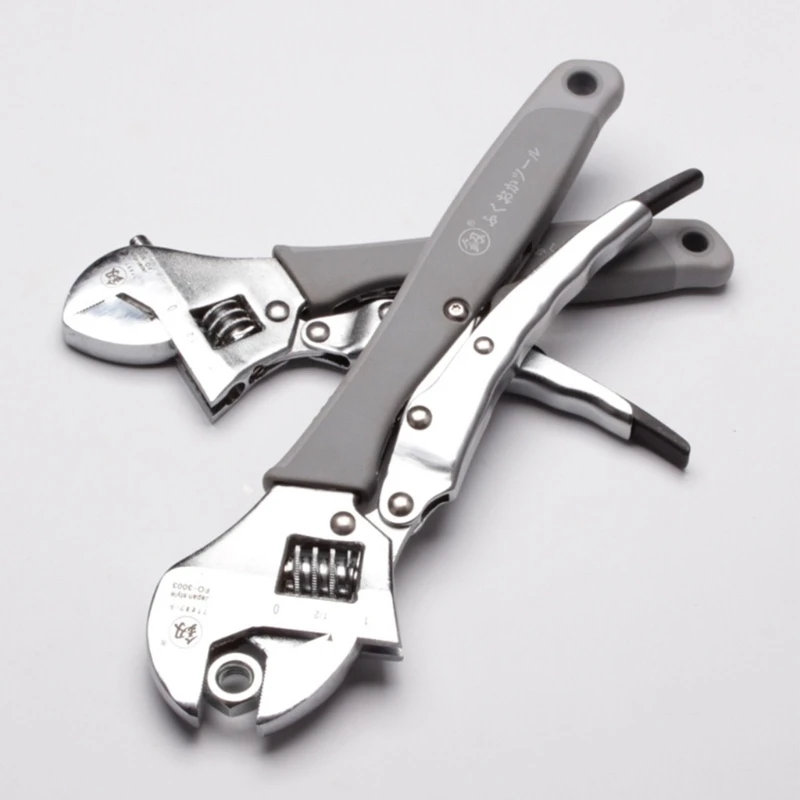 Monkey Wrench ajustável, grande abertura, chave inglesa ajustável, ângulo  ajustável Slide Wrench, 10 Polegada, Household, Ferramentas de reparo  automotivo, Multi Fun - AliExpress