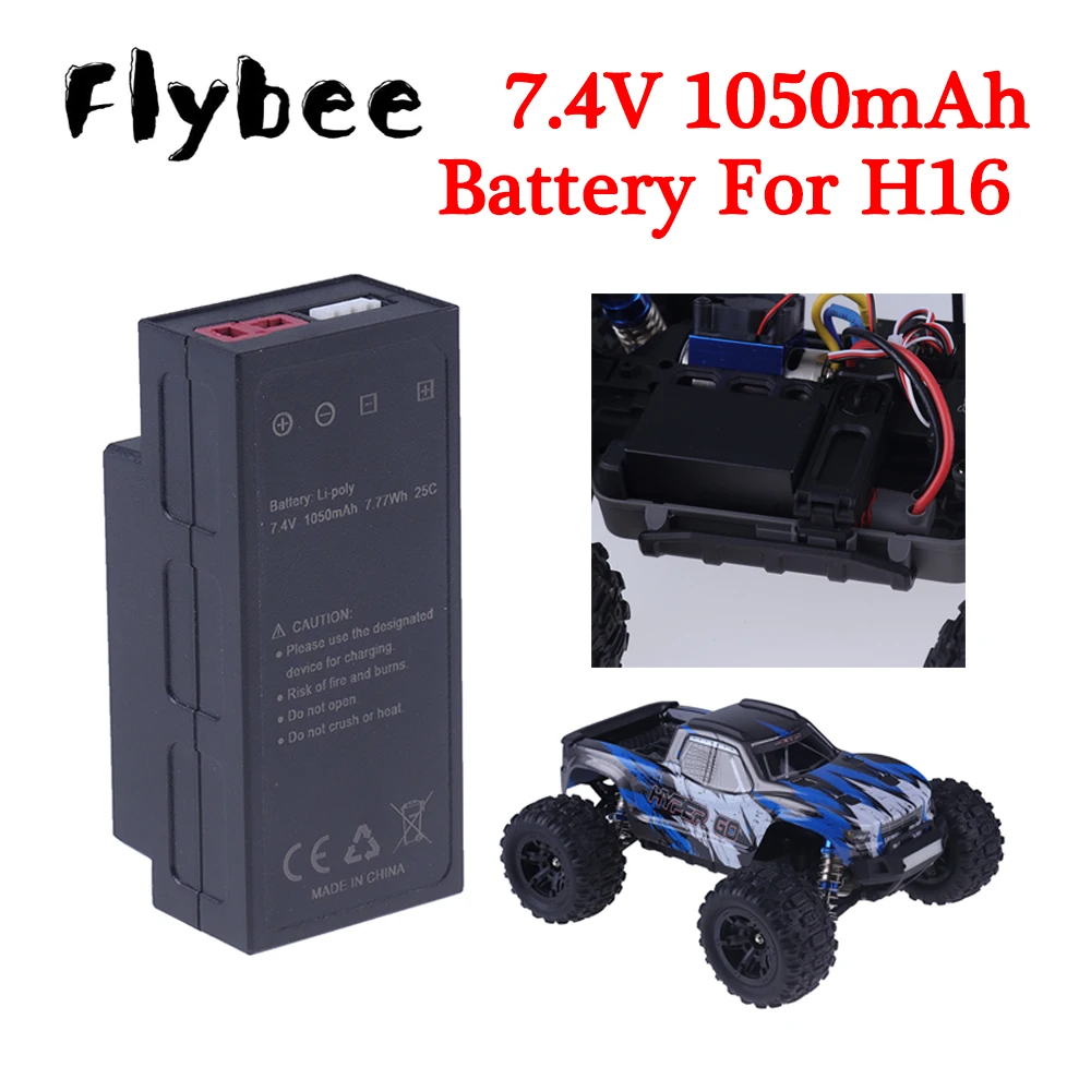 

7,4 В 1050 мАч 2S литиевая батарея для MJX H16 H16P H16E H16H H16DR H16SC H16BM RC высокоскоростной гоночный автомобиль запасные части батареи