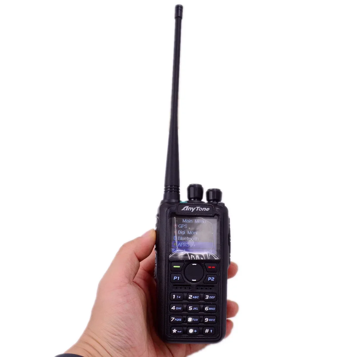 AnyTone D878UVII Plus Two Way Radio DMR & Analog FM APRS GPS Bluetooth Recording PTT Key Wireless HAM Radios Comunication