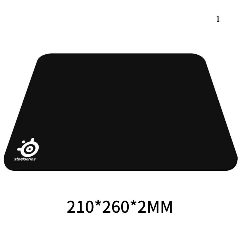 Black Rubber Mouse Mat Anti-slip Waterproof Gaming Mouse Pad PC Computer Gaming For Laptop Pad Desk Set Office Accessories 3