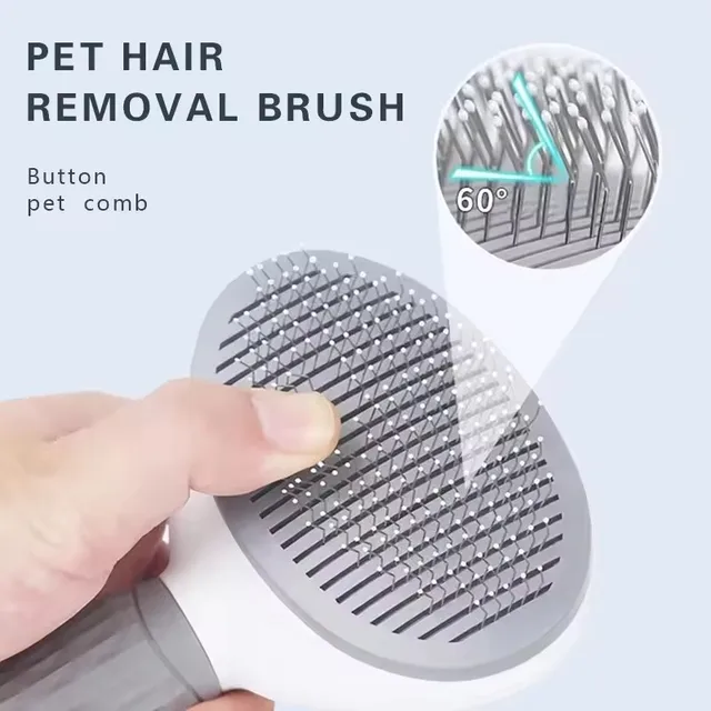 Dog Hair Remover Brush Cat Dog Hair Grooming And Care Comb For Long Hair Dog Pet Removes Hairs Cleaning Bath Brush Dog Supplies 3