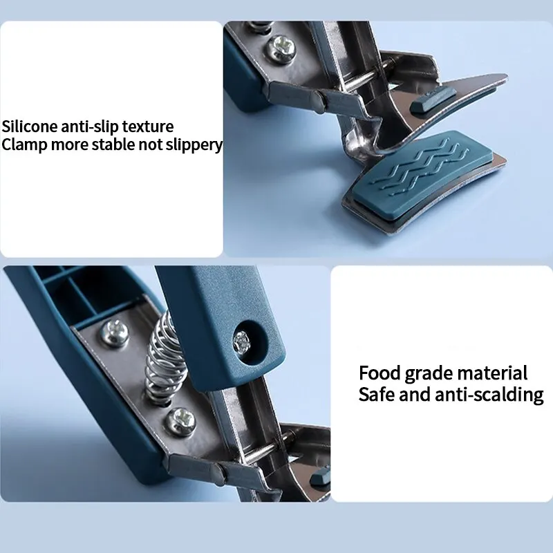 Stainless Steel Clip Bowl Clip Tray Bowl Holder Hair Claws Kitchen Gadget kitchen utensil holder