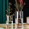Modern Clear Glass Flower Vase Glass Cylinders Vase Florals Container Flower Vase Elegant Table Centerpieces Decorations 1