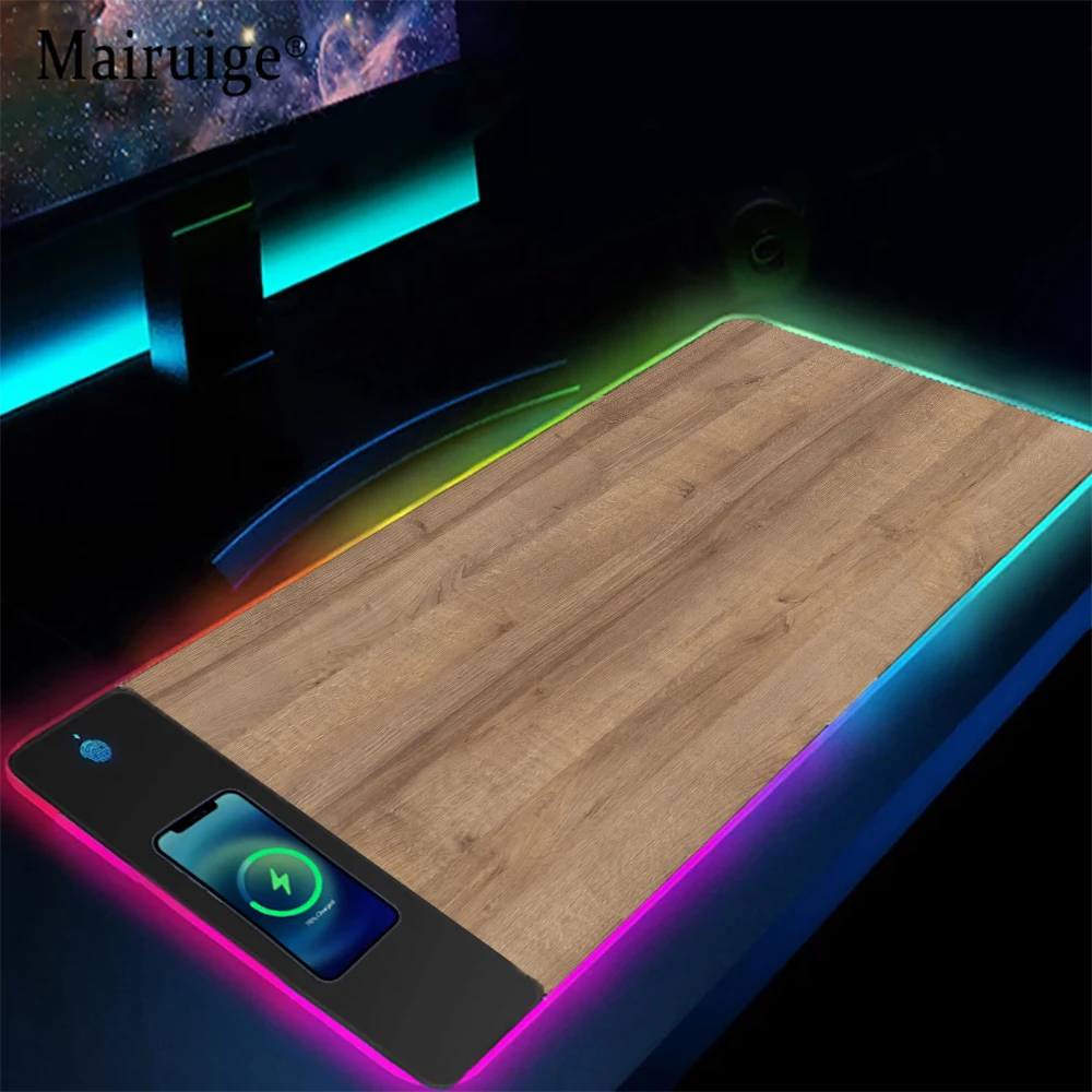 Carregamento sem Fio Mouse Mats Acessórios de Escritório Mouse Pads Desk Mat Desktop Computadores Jogos