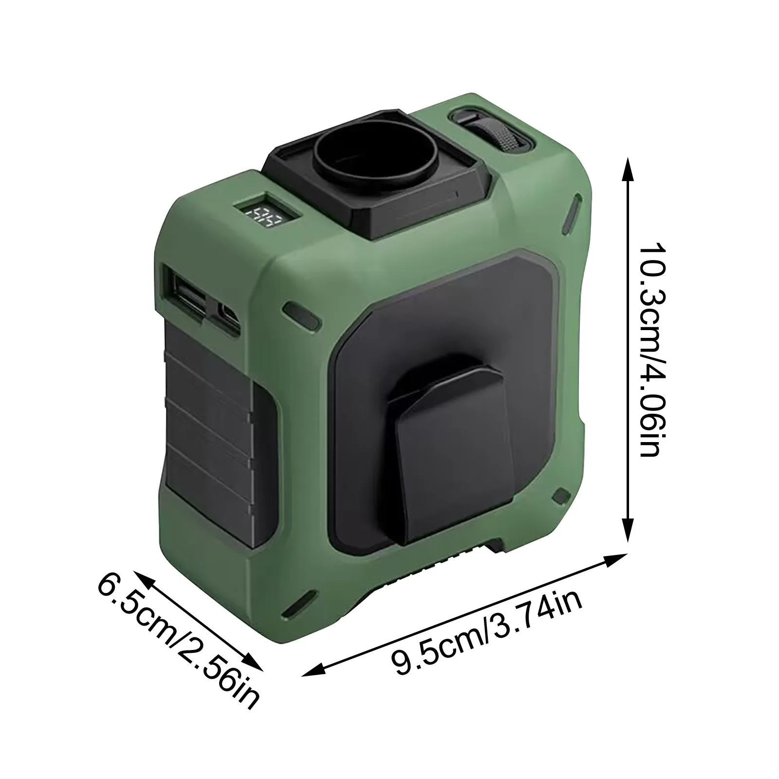 مروحة محمولة USB بسعة 8000 مللي أمبير في الساعة، ق...