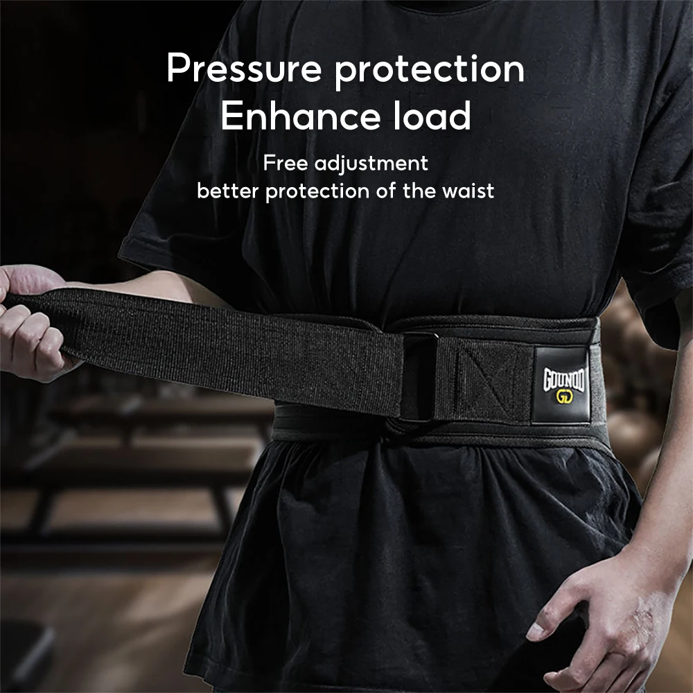 Widened Waist EVA Belt Barbell Protector Powerlifting Strength Training Gym Fitness Weightlifting Lightweight Belt for Back 1PC