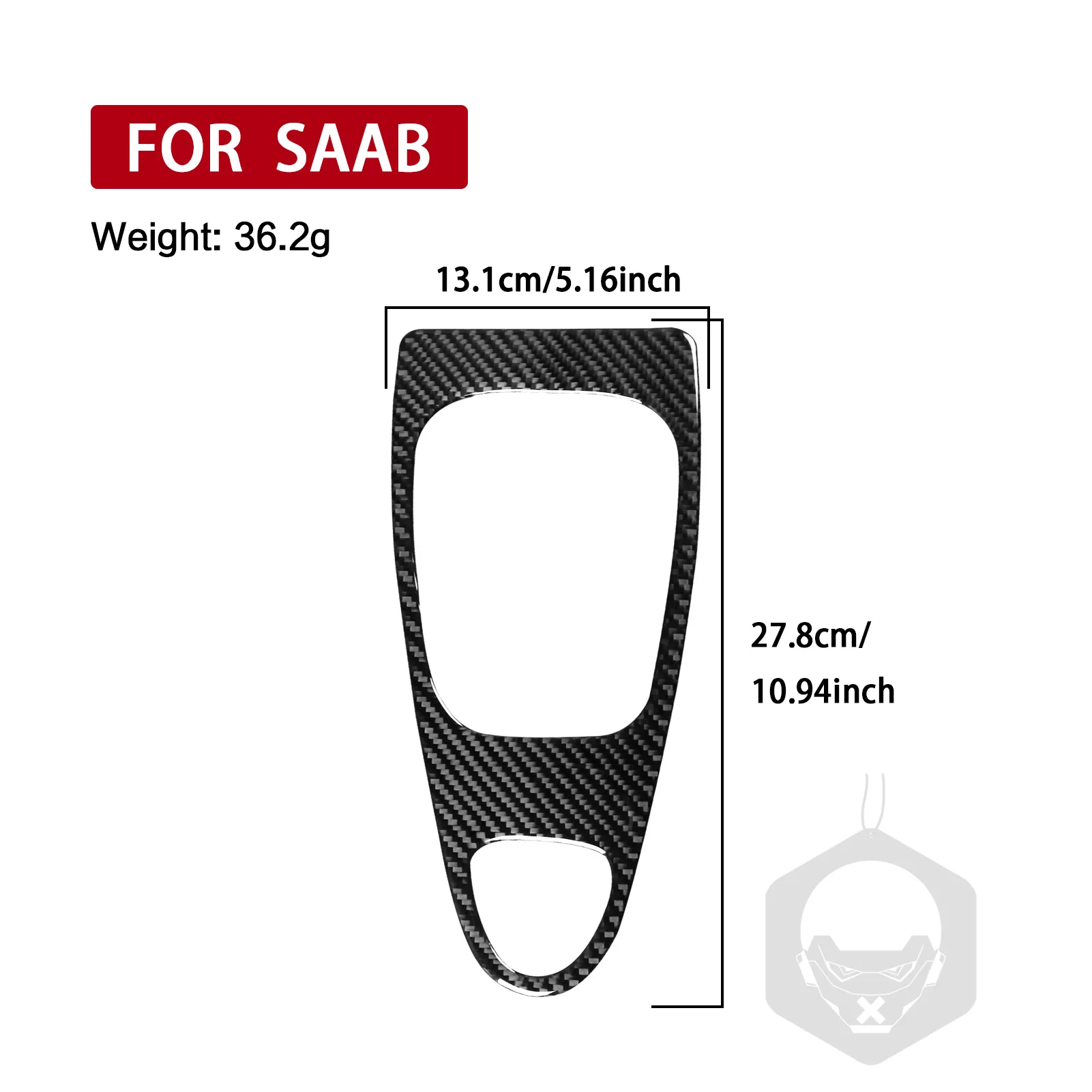Saab 9-3 2003-2011 실제 탄소 섬유 스티커 센터 기어 시프트 패널 테두리 트림 커버 자동차 액세서리 인테리어 장식