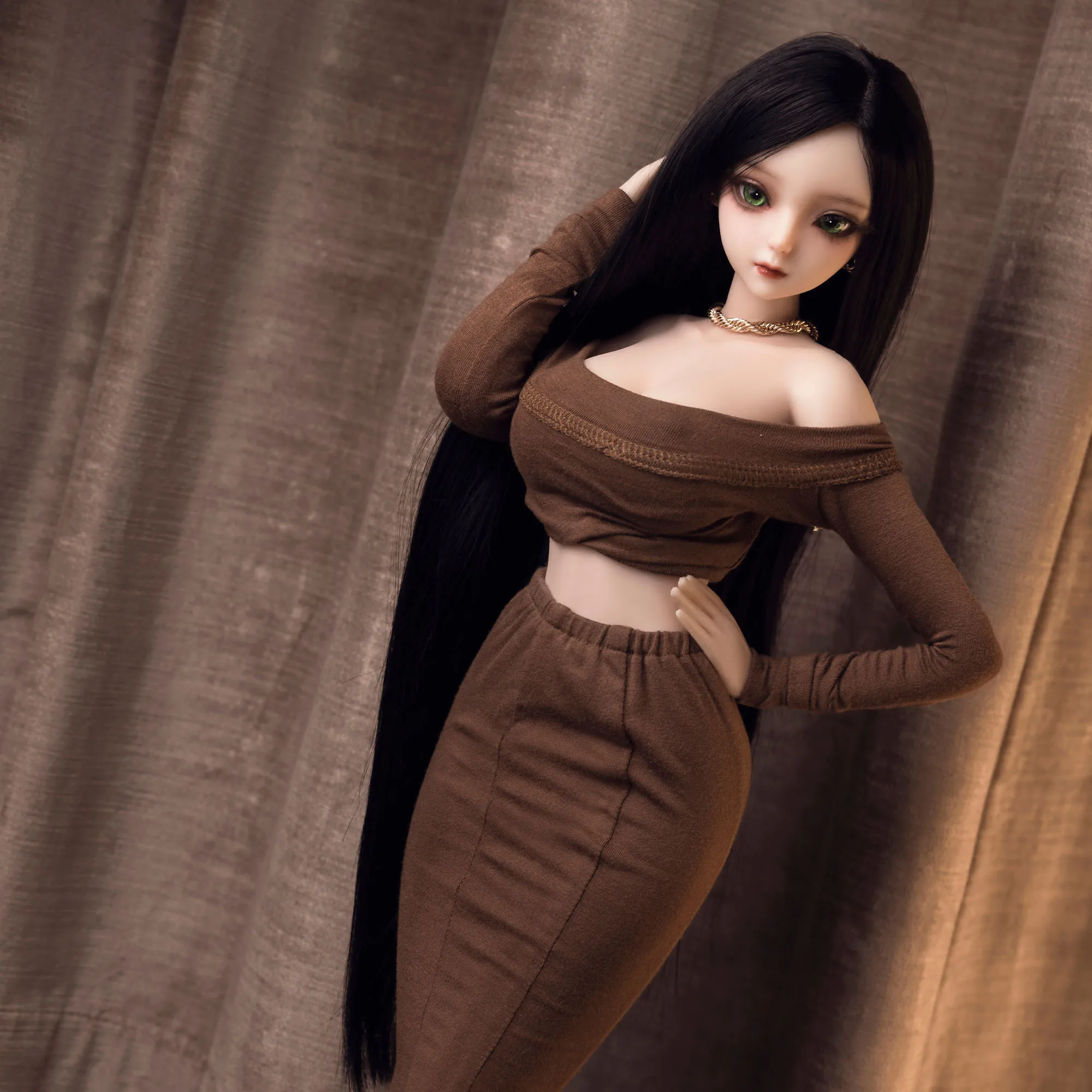 60cm Small Realistic Silicone Mini Doll Soft Anime Action Figure Doll Soft Real Skin Touch Feeling