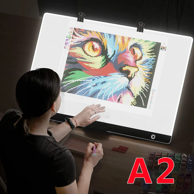 60*40cm)A2 Drawing board LED Digital Graphics Light Pad Box