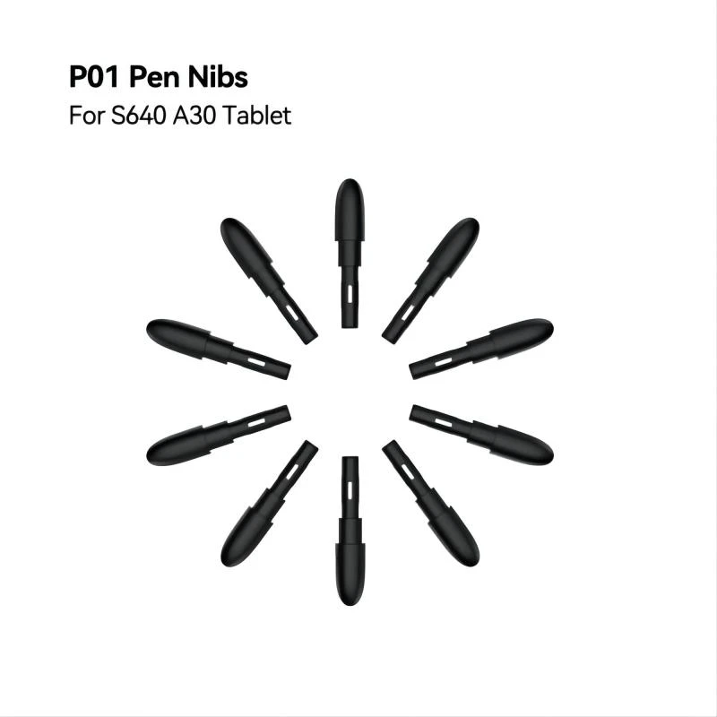 VEIKK Drawing Tablet Pen Nibs for P01 Batteryfree Passive Stylus fits