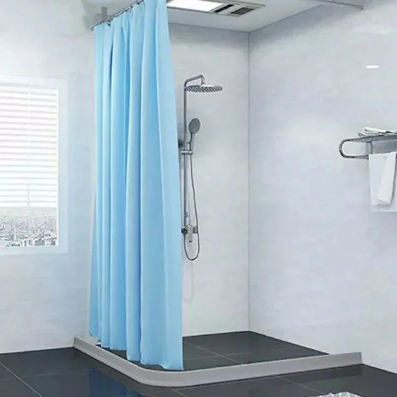Silicone Water Stopper Toilet Bathroom Water Retaining Strips Shower Room Wet Dry Separation blocker Dam Flood Barrier