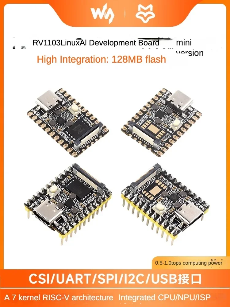 

Rockchip RV1103 Pico Mini Linux AI макетная плата RISC-V архитектура 128 Мб DDR