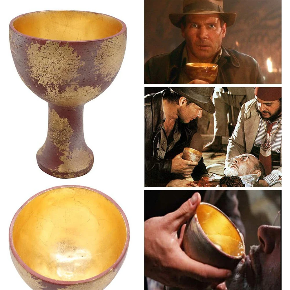Indiana Jones Holy Resin Graal Cup Crafts For Indiana Jones Fans Resina Halloween Puntelli Decorazioni Accessori Per La Decorazione Della Casa