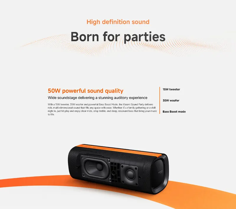 Xiaomi Sound Party Wireless Bluetooth Speaker - Portable Smart Home Audio...