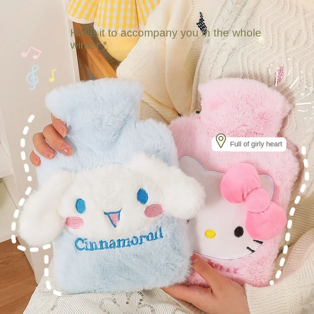 Hello Kitty Hot Water Táska Plüss Víz Befecskendező Forró Vizes Palack Meleg Téli Kézmelegítő Otthoni Hordozható Újrafelhasználható Vízzsák - Image 4