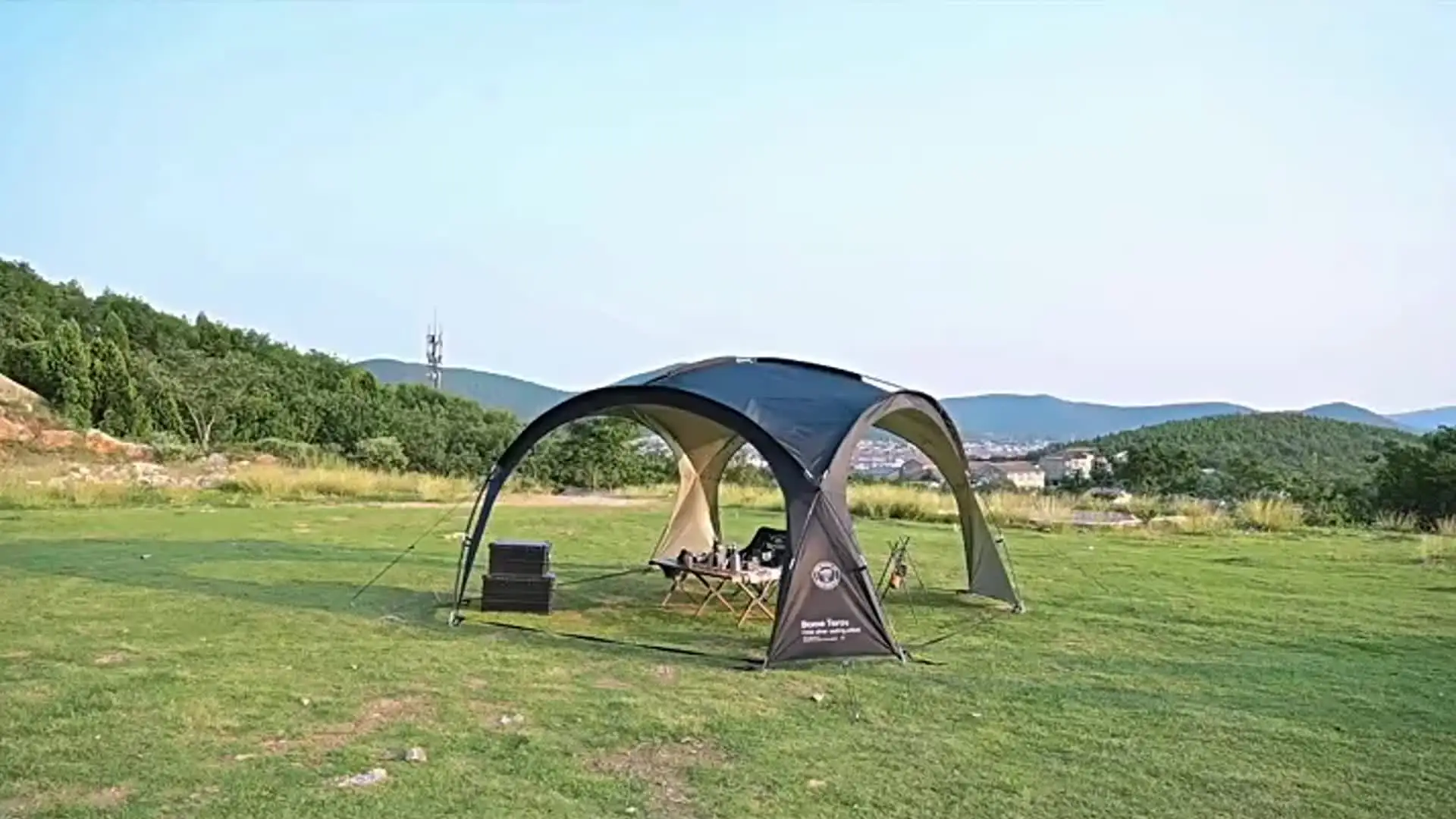 Shinetrip-屋外キャンプドームテント,シルバーコーティングされた