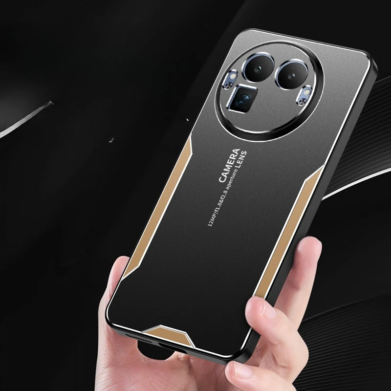 Luxury Metal Matte Camera Protection Hard Acrylic Anti-fall Case - Shockproof Bumper Cover