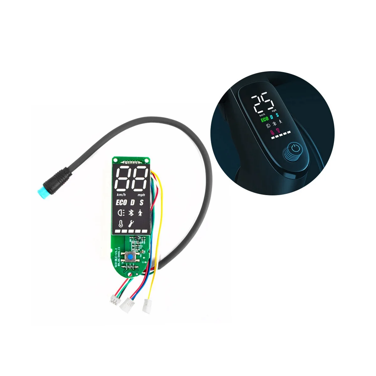 

Dashboard Dispaly Assembly for F20 F25 F30 F40 Electric Scooter Controller Dash Board Dispaly Parts