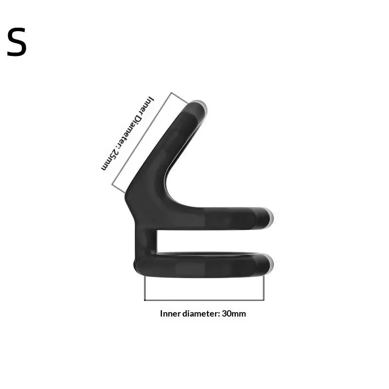 Male Scrotum Penis Ring Silicone Stretchy Cock Ring Delay Ejaculation Cock Scrotal Binding Ring Sex Toys For Man Adult Product