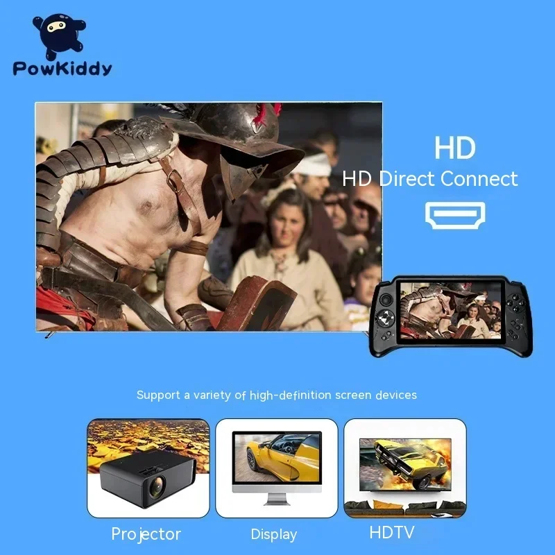 Powkiddy X17 Ʈ ڵ ̸ ܼ, 7 ġ IPS ġ ũ, ȵ̵ 7.0, 5000mah  ڵ,  ܼ,  , ǰ