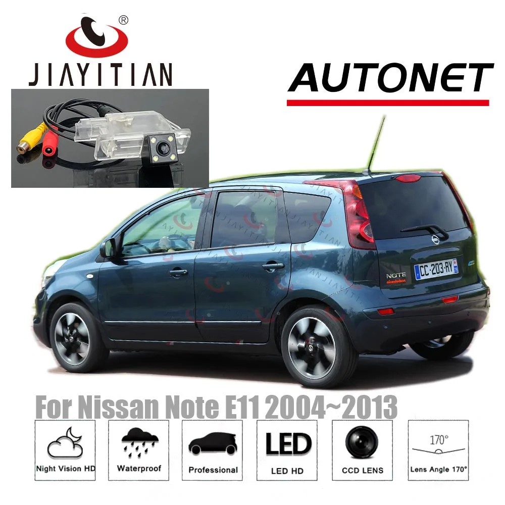 

Камера заднего вида JIAYITIAN для Nissan Note/Tone NOTE E11 2005 ~ 2013, ночное видение