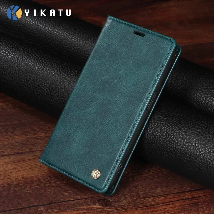 Magnetic Leather Wallet Book Cover Coque