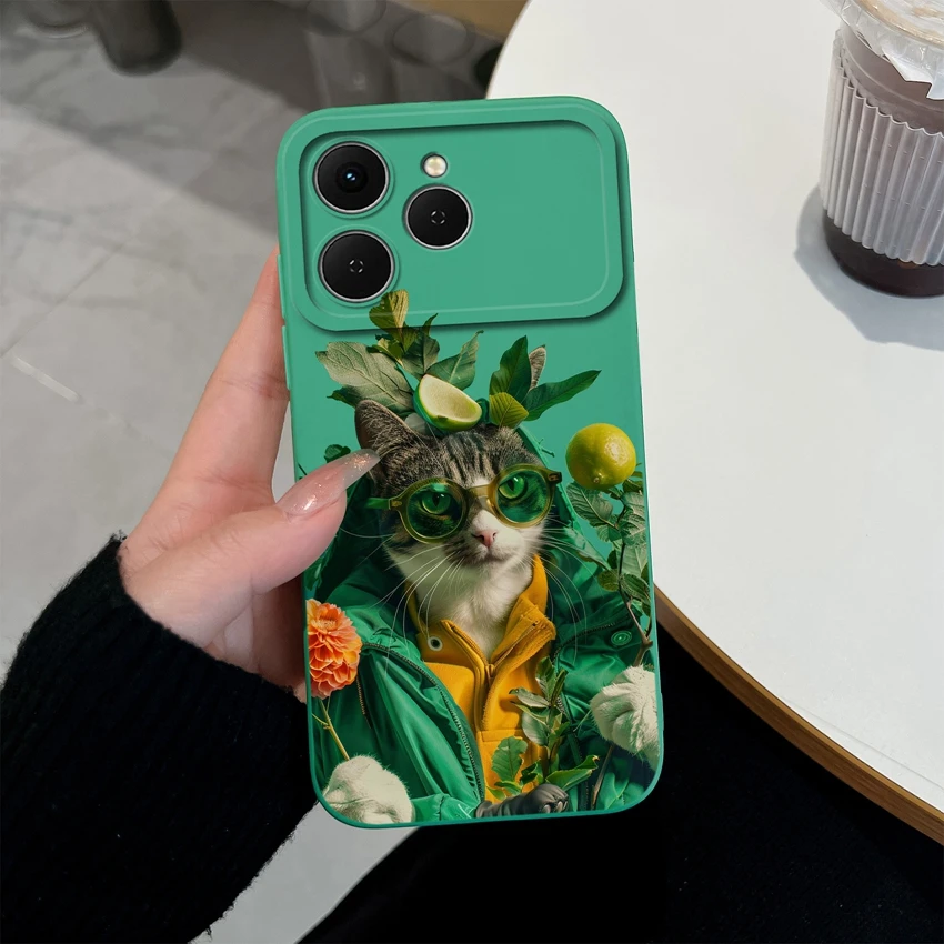 Cute Chubby Girls Pattern Shockproof Silicone Phone Case with Screen Protector