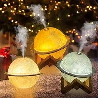 3D  Air Humidifier 200Ml   Diffuser Ultrasonic Mini Air Humidifier Usb Fogger Mist Maker With Led Light 2