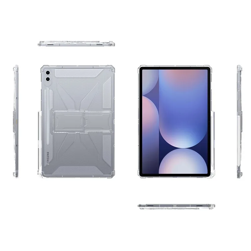 Transparent Airbag Tablet Case with Kickstand