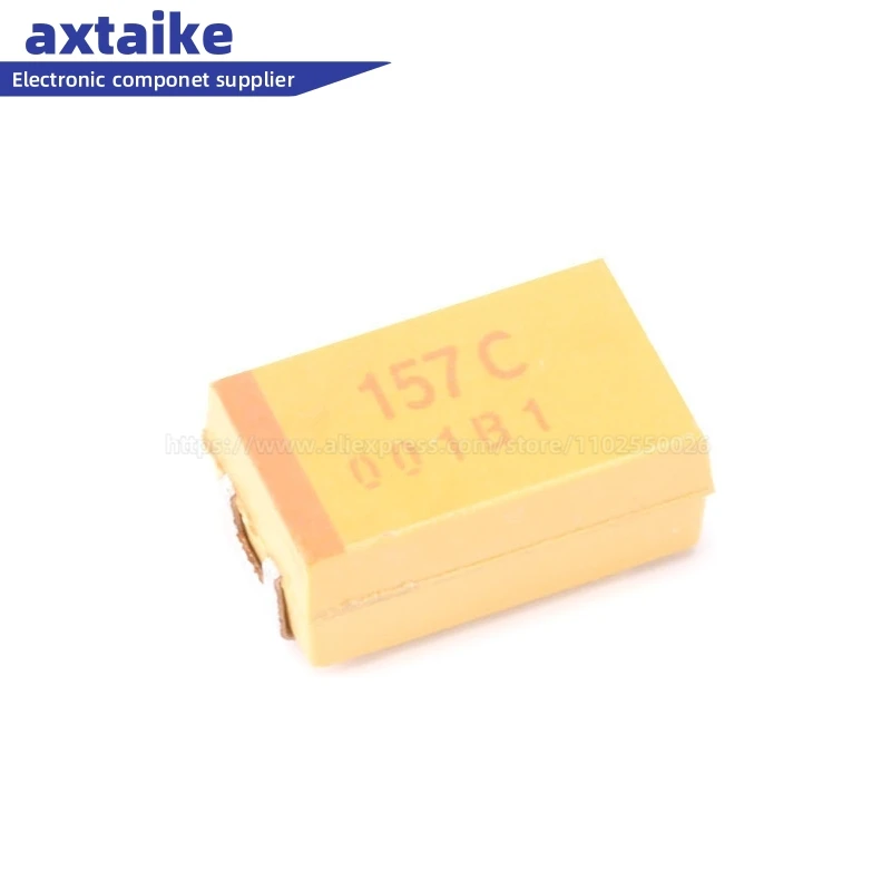 10PCS 150UF 157 157K 6.3V 10V 16V 3528 6032 7343 10% SMD 157J 157A 157C Tantalum Capacitor