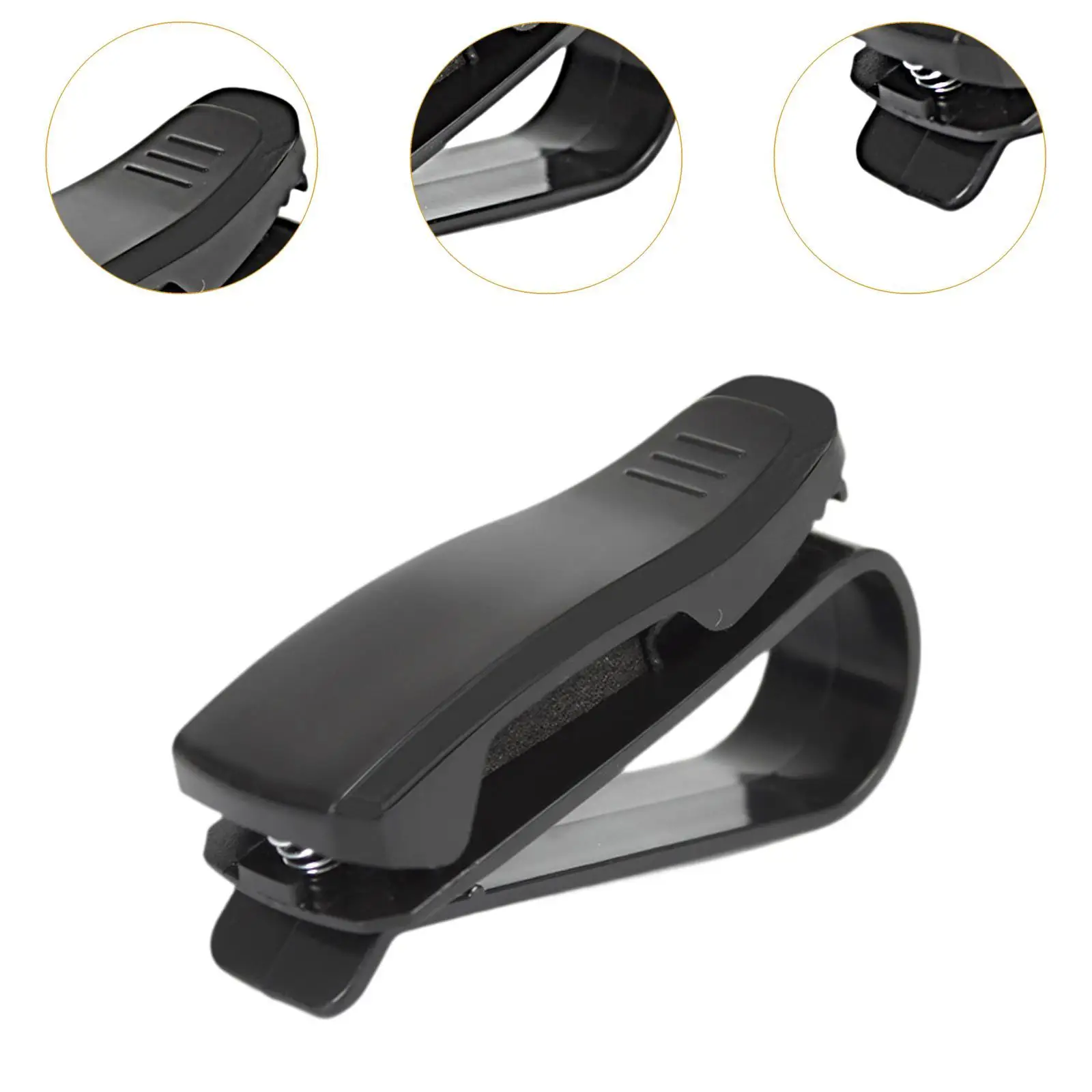 Glasses Holder Clip Rotating Design Sunglasses Clip Vehicle Mount Card Ticket Organizer for Car Sun Visor Interior Glasses Holder Clip Rotating Design Sunglasses Clip Vehicle Mount Card Ticket Organizer for Car Sun Visor Interior