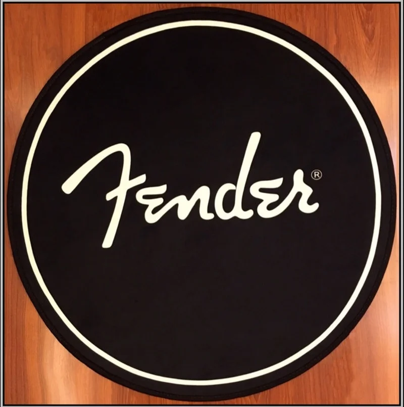 Fender Guitar Round Carpet for Living Room Home Design Non-slip Gaming Chair Large Area Rugs Bedroom Floor Mat Living Room Rugs