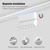 H6mm Ultra Thin Magnetic Track Light System 48V Living Room Ceiling Mount LED Ceiling Magnet Rail Lamp Spotlight Chandelier 3