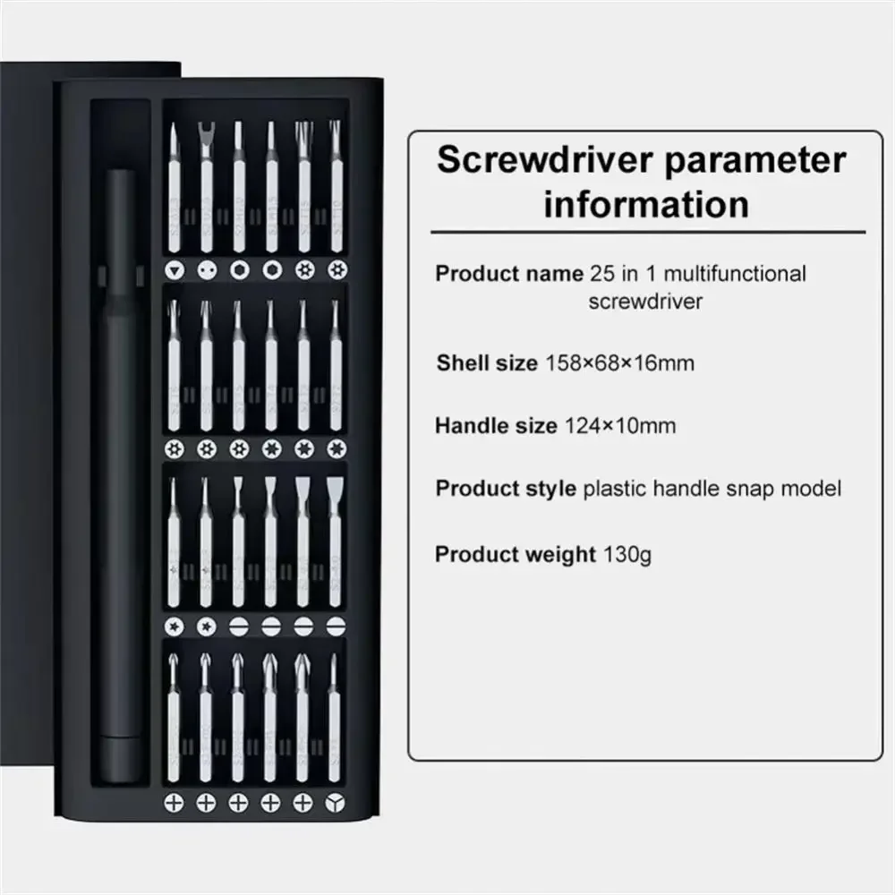 Magnetic Precision Screwdriver Set, 25 In 1 With 24 Piece Mini Pocket Screwdriver Set, Small Repair Set For Mobile Phone PC Came 6