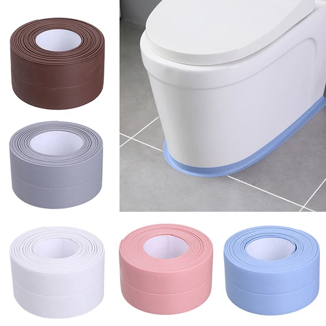 Nastro Sigillante Impermeabile 3.2m - Per Vasca, WC E Cucina, Autoadesivo In PVC Bianco