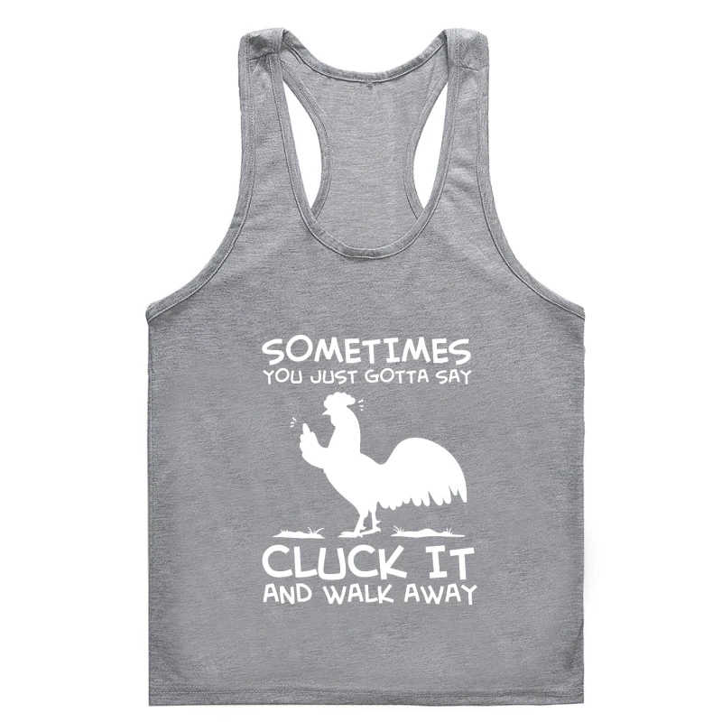 

Забавная майка Cluck IT с курицей, мужская, сельская ферма, женская, женская, спортивная одежда для спортзала, мужская, сумасшедшая одежда для спортзала, Мужская одежда для спортзала, харадзюк