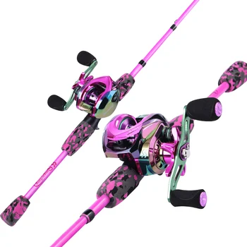 Sougayilang Camouflage Fishing Rod and Reel Combo Set 1