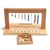 Montessori Mathematics Material Pearls Learning Toys Beaded Symbols Trays Decimal Educational Counting Math Toys for Preschool 3