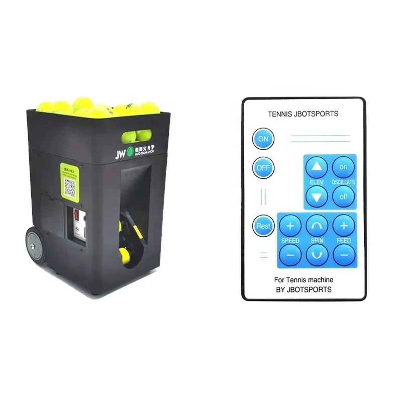 

customs Logo New Popular JT02 App And Remote Control Tennis Padel Ball Machine For Playing And Training