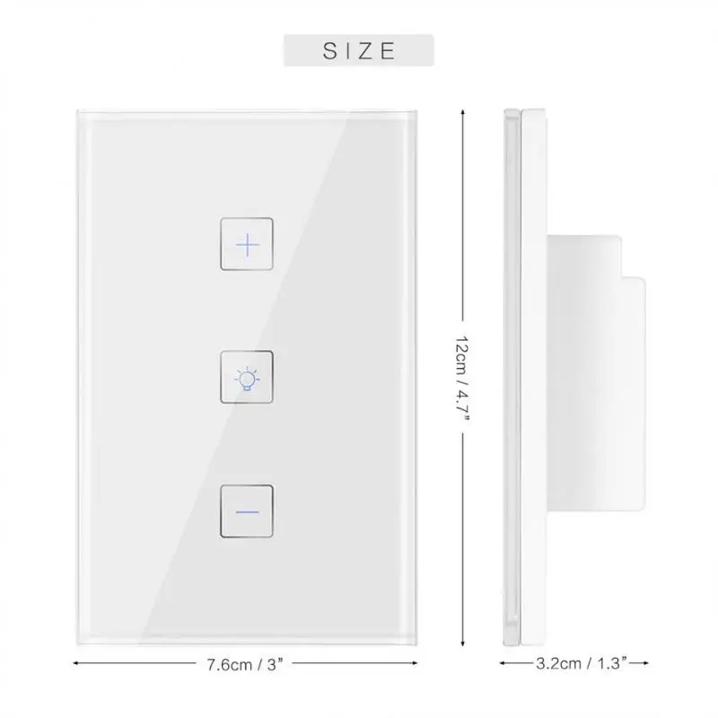 

TX T0US Wi-Fi Wall Touch Switch Flash Sale Smart Home Voice Control Timing via APP Works With Alexa Google