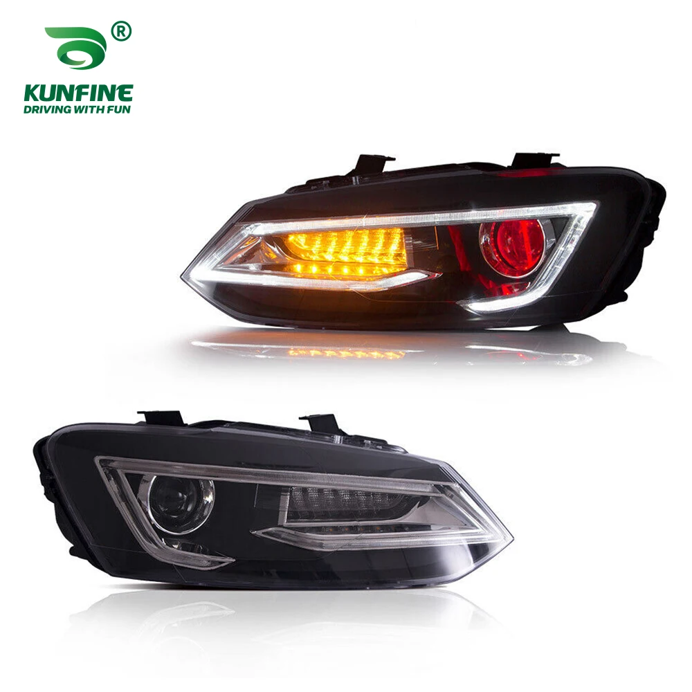 Car Styling Car Headlight Assembly Per Volkswagen Vw Polo Mk5 2011-2017 Led Head Lamp Car Tuning Light Parts Plug And Play