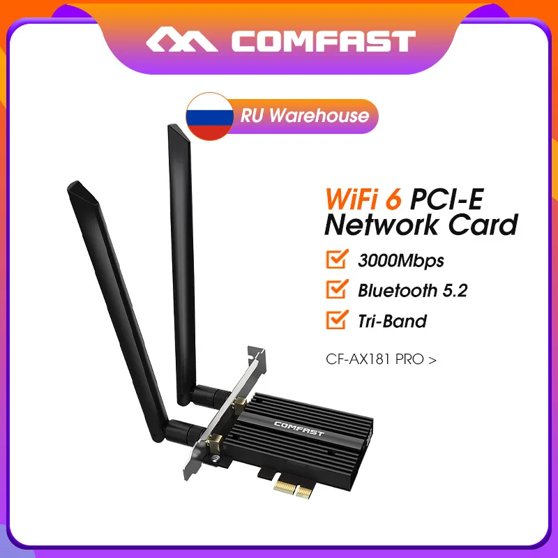 Tri Banda Intel Ax210 Amd Rz608 Wi-fi sem Fio 6e 802.11ax 5374m 3000m Desktop Pcie Placa de Rede sem Fio Bluetooth 5.2 Suporte 6g