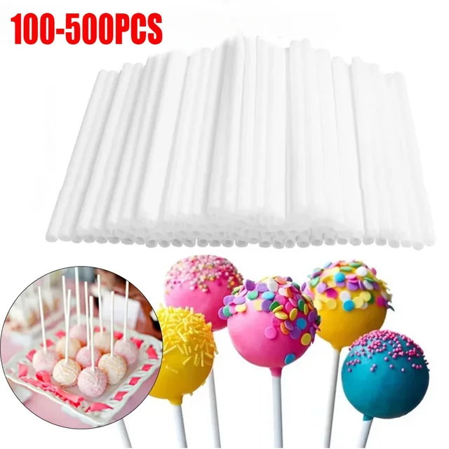 Hollow Plastic Lollipop Sticks for Lollipops Cake pop Sticks Accessories Desserts Cake Pop Stand Holder 1