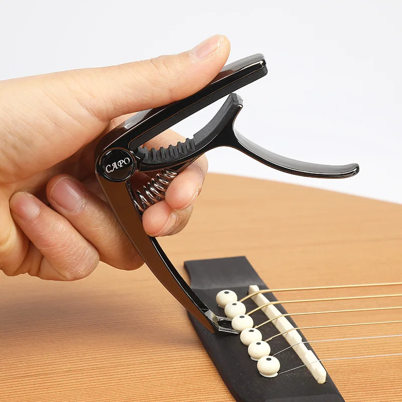 Premium Aluminum Alloy Guitar Capo - Professional Key Trigger for Acoustic & Electric Instruments