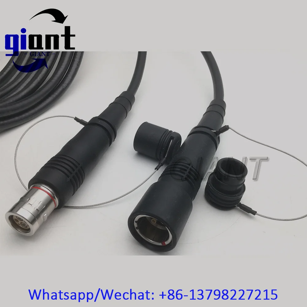 3K.93C 5미터 고화질 카메라 광섬유 케이블 어셈블리 HDTV 카메라용 FUW-PUW-5M Lemo SMPTE 하이브리드 광섬유 커넥터