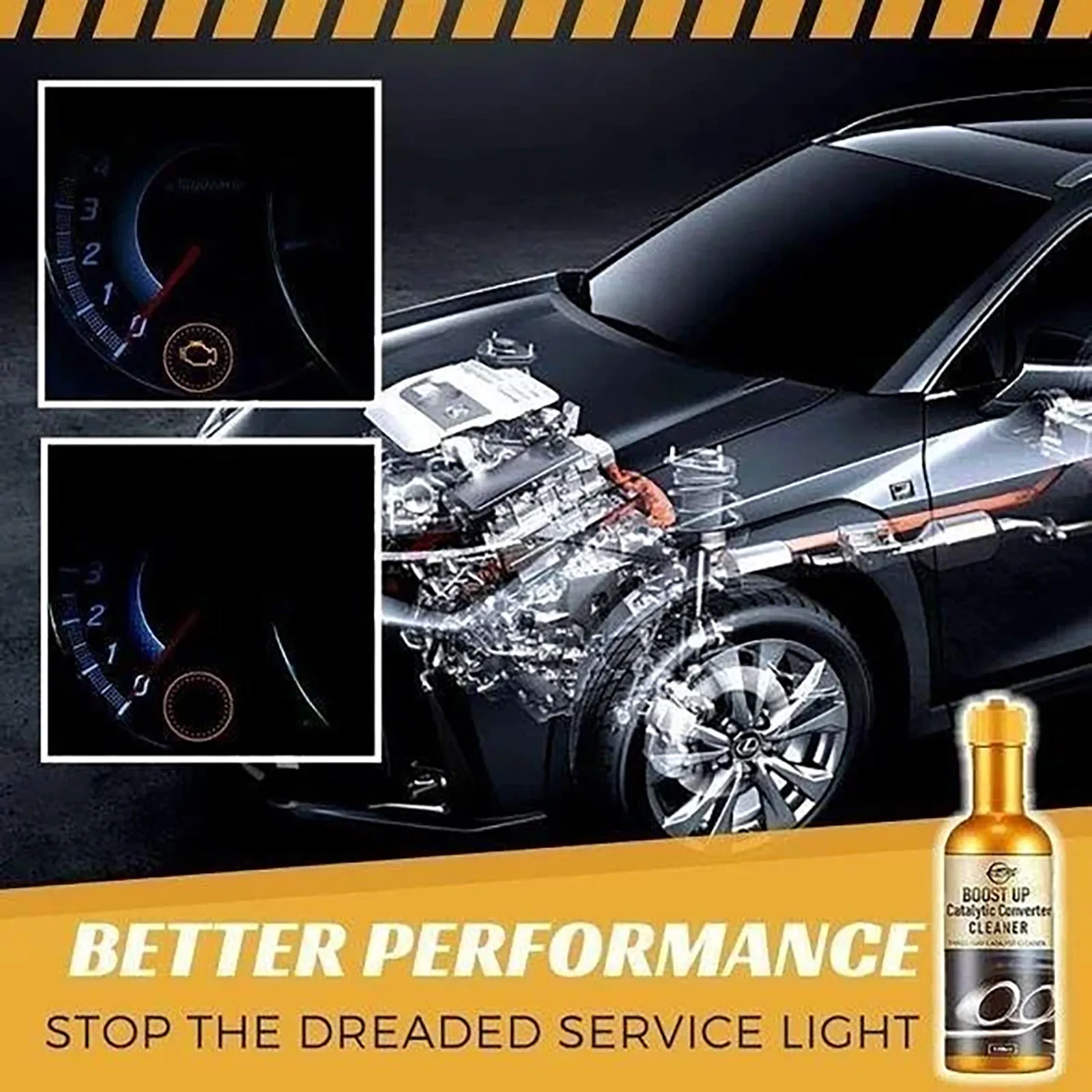 Car Windshield Cleaner Car Cleaner Wipes Exterior Car Cleaner Fuel System Engine Catalytic Converter Gasoline Diesel And Flex